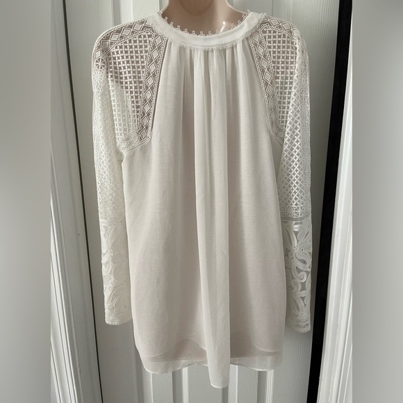 Kobi Halperin Daniela Lace Silk Blouse in size small - Picture 8 of 13